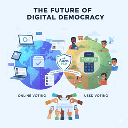 The Future of Digital Democracy: Why Aspec Hub is the Leading Choice for Secure Online and USSD Voting